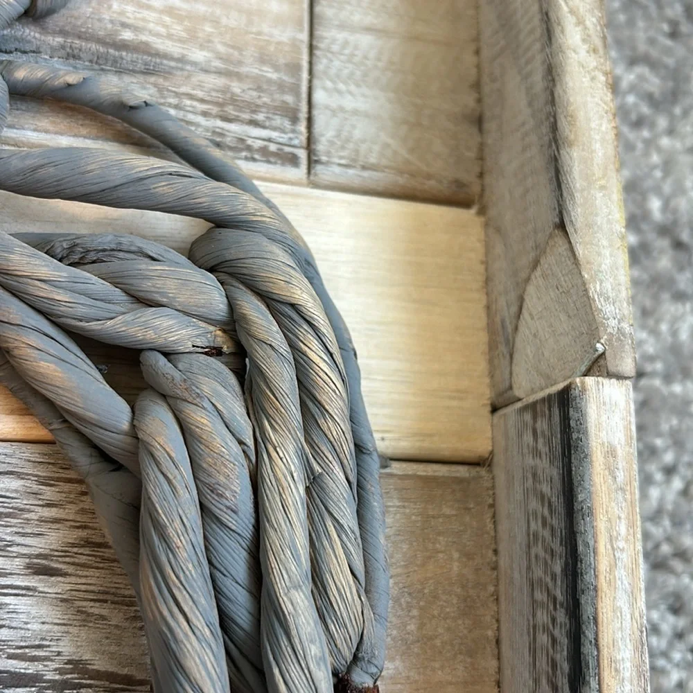 Rustic‎ Gray Woven Turtle Wall Art